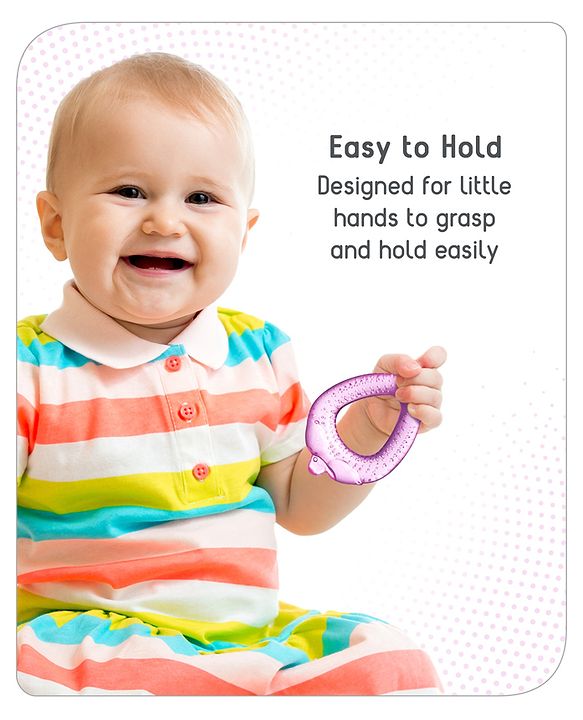 Babyhug Water Filled Berry Shape Teether -Pink