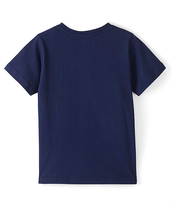 Pine Kids 100 % Cotton Half Sleeves Round Neck T-Shirt - Snow White