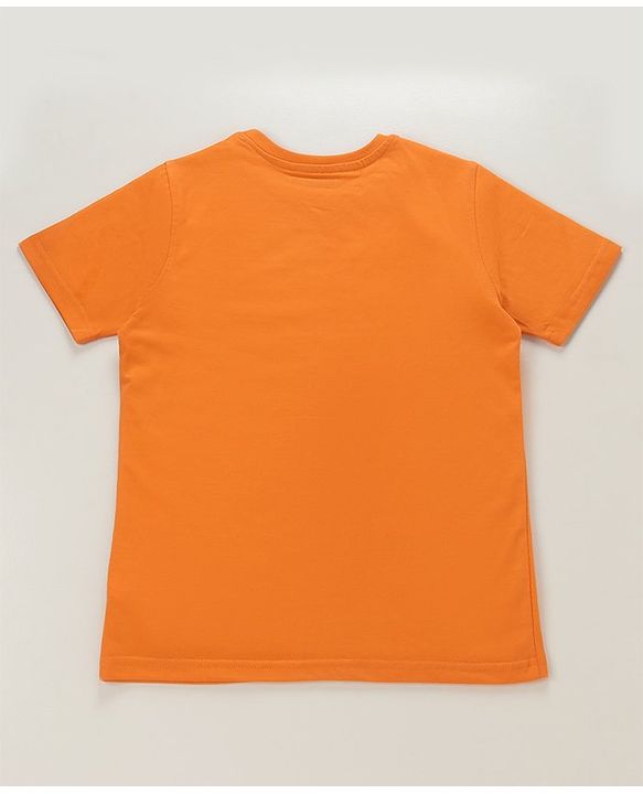 Pine Kids 100 % Cotton Half Sleeves Round Neck T-Shirt - Blue