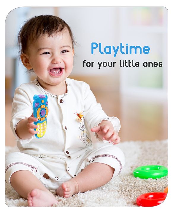 Babyhug Musical TV Remote Control Toy (Colour May Vary)