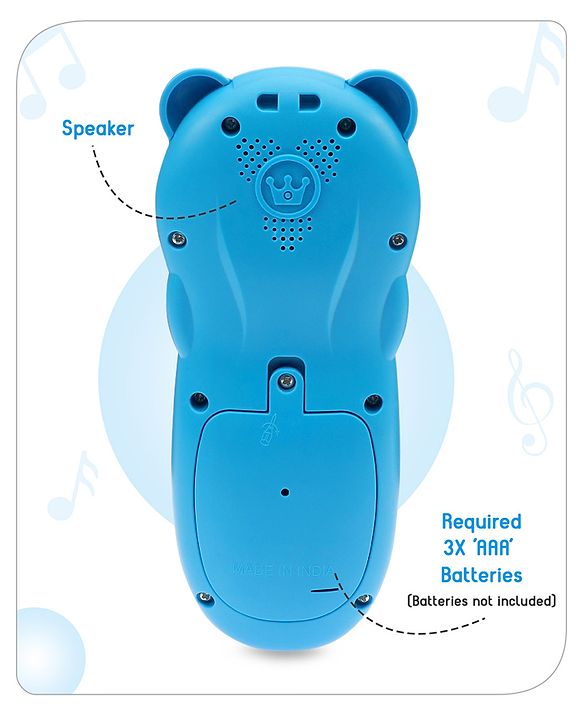 Babyhug Musical TV Remote Control Toy (Colour May Vary)