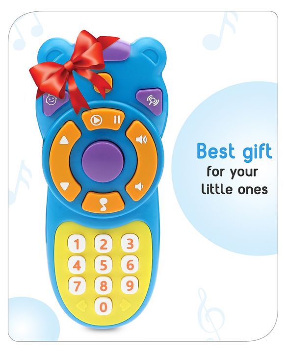 Babyhug Musical TV Remote Control Toy (Colour May Vary)
