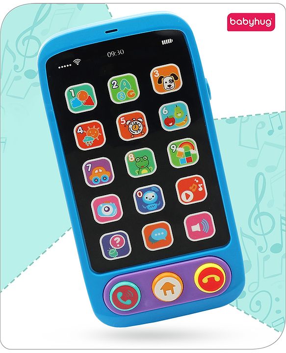 Babyhug Musical Smartphone Toy -(Color & Print May Vary)