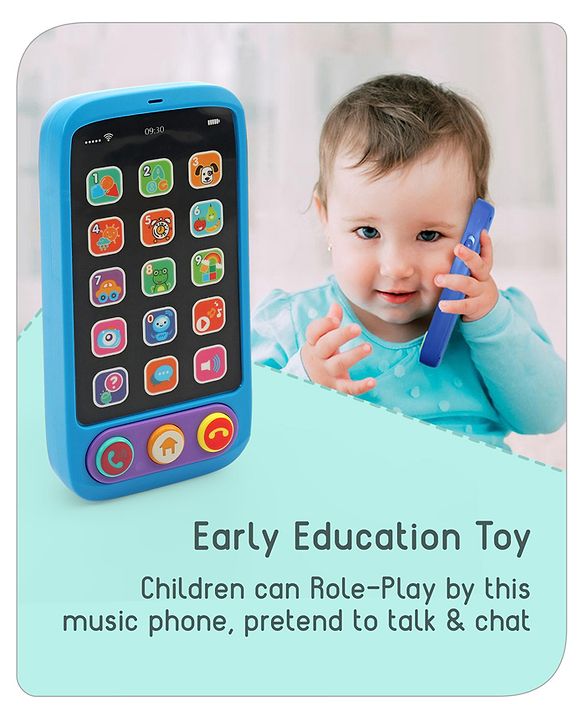 Babyhug Musical Smartphone Toy -(Color & Print May Vary)