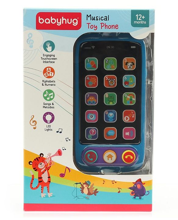 Babyhug Musical Smartphone Toy -(Color & Print May Vary)