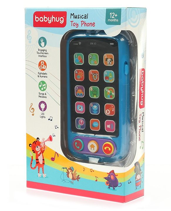 Babyhug Musical Smartphone Toy -(Color & Print May Vary)