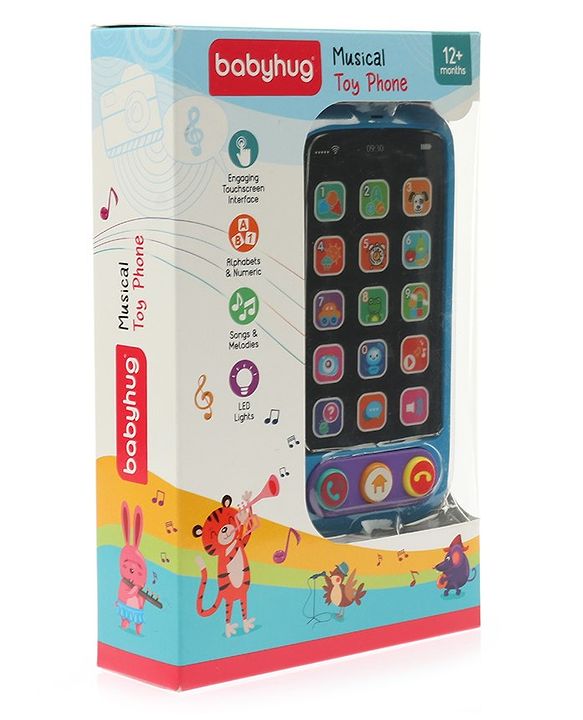 Babyhug Musical Smartphone Toy -(Color & Print May Vary)
