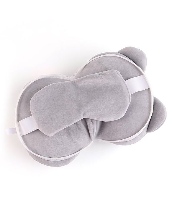 Babyhug Plush Unicorn Eye Mask with Head Rest - Pink