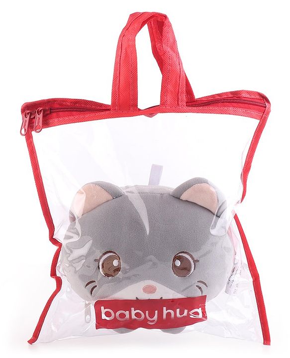 Babyhug Plush Unicorn Eye Mask with Head Rest - Pink