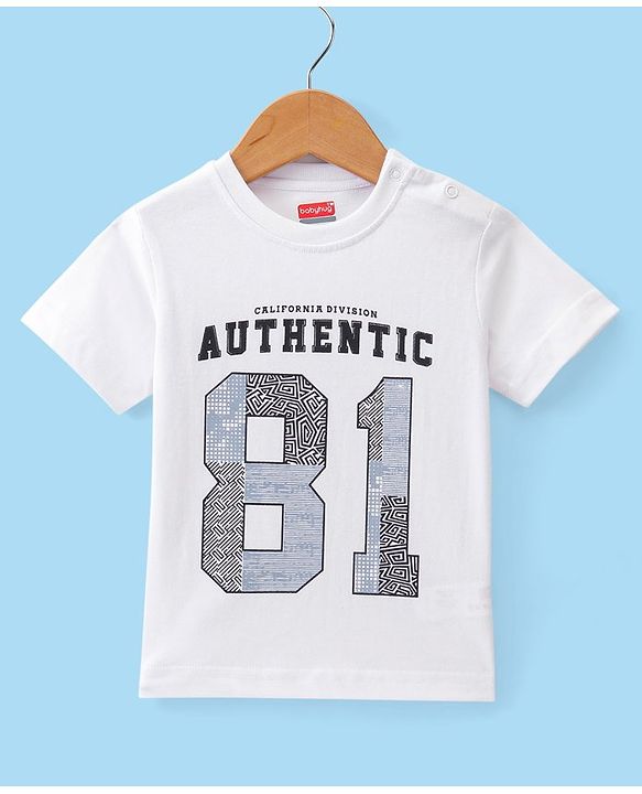 Babyhug Full Sleeves Solid Colour Party Wear Blazer with Graphic Printed T-Shirt - Blue