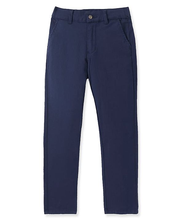 Pine Kids Full Length Back Elasticated Waist Trouser - Blue