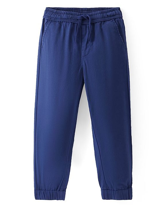 Pine Kids Full Length Elasticated Waist And Bottom Trouser - Light Blue
