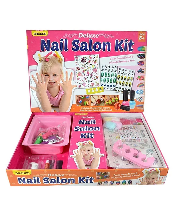 Amazon.com: Nail Polish Set for Girls, Nail Art Kit for Kids,Glitter Nail  Polish Kit for Ages 6,7,8,9,10,11,12 Years Old,Nail Studio Manicure  Stickers Cool Girly Stuff,Girl Gifts for Christmas Birthday Party : Toys
