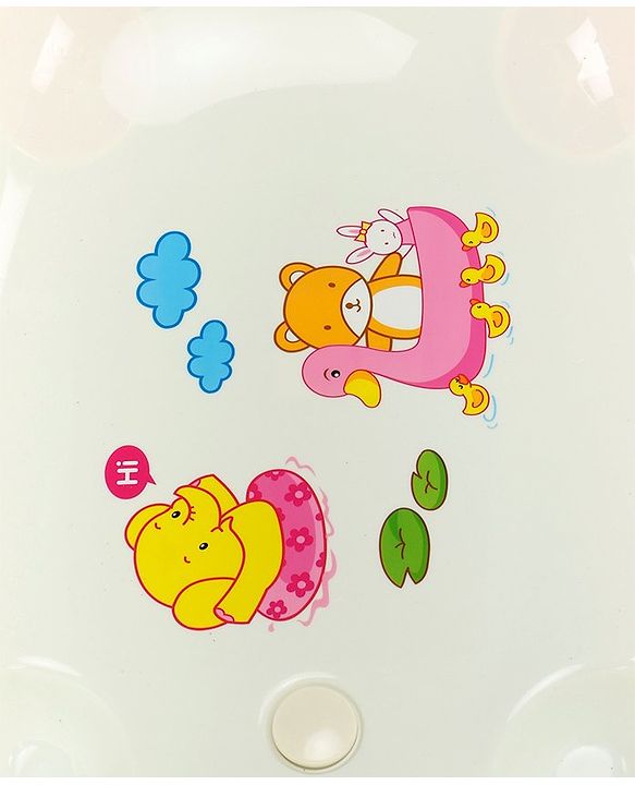 Babyhug Medium Size Bath Tub (Print May Vary)- Off White
