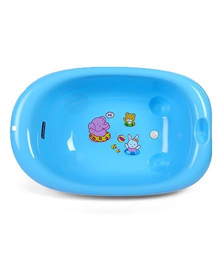 Babyhug Medium Size Bath Tub (Print May Vary) - Blue