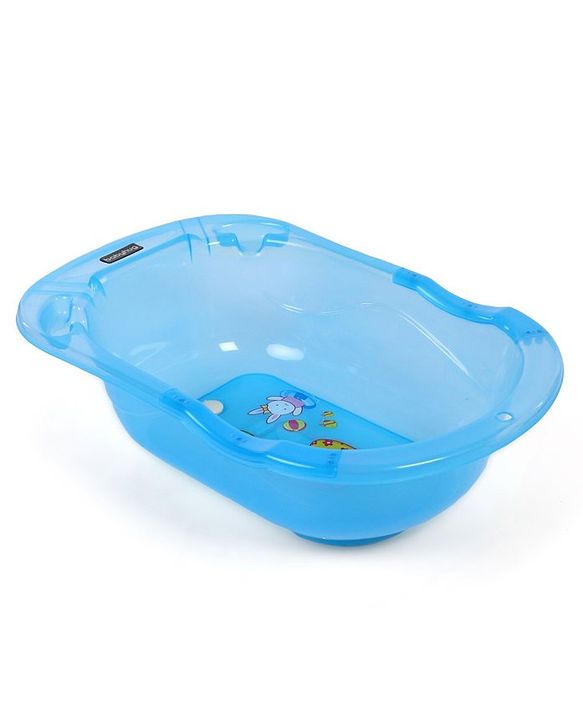 Babyhug Medium Size Bath Tub - Blue Medium (Print May Vary)
