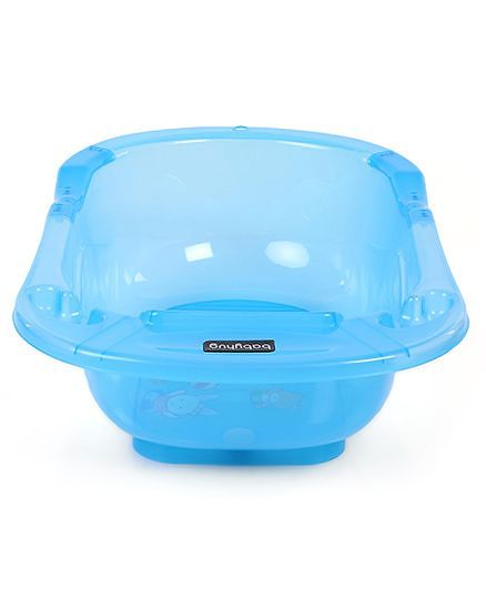 Babyhug Medium Size Bath Tub - Blue Medium (Print May Vary)