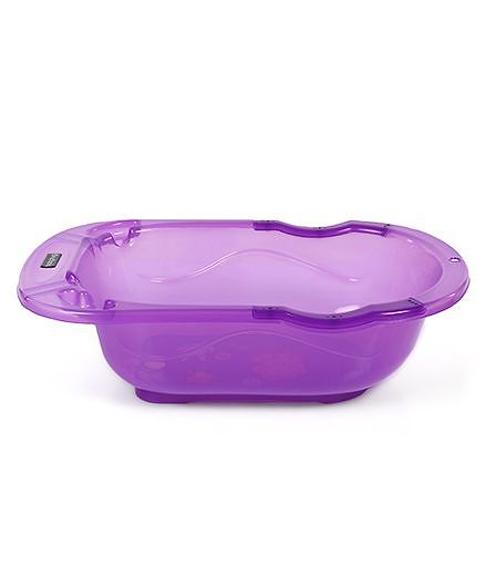 Babyhug Medium Size Bath Tub - Purple Medium (Print May Vary)