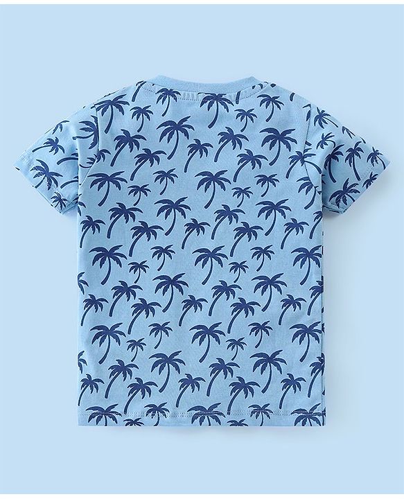 Babyhug Cotton Knit Half Sleeves Beach Print T-Shirts Pack of 7 - Multicolour