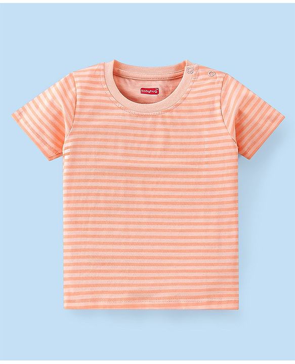 Babyhug Cotton Knit Half Sleeves Beach Print T-Shirts Pack of 7 - Multicolour