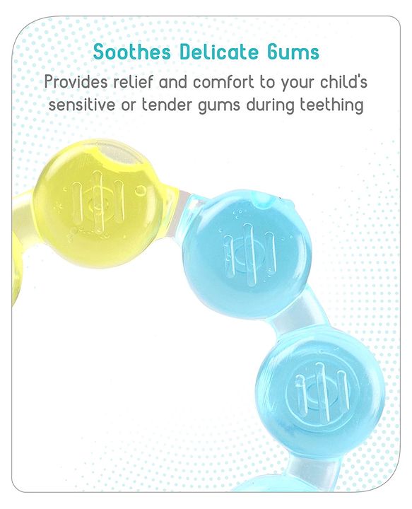 Babyhug Ring Shaped Water Filled Teether (Colour May Vary)