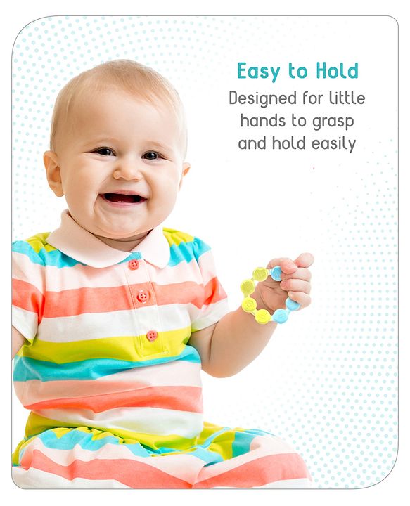 Babyhug Ring Shaped Water Filled Teether (Colour May Vary)