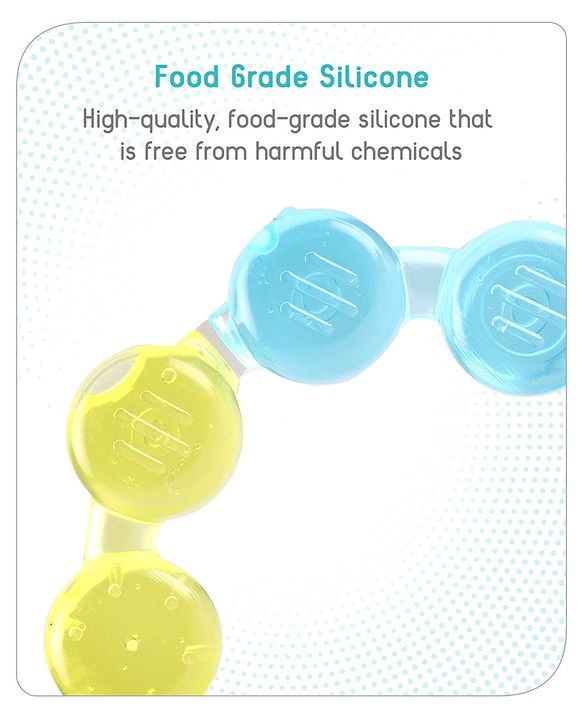 Babyhug Ring Shaped Water Filled Teether (Colour May Vary)