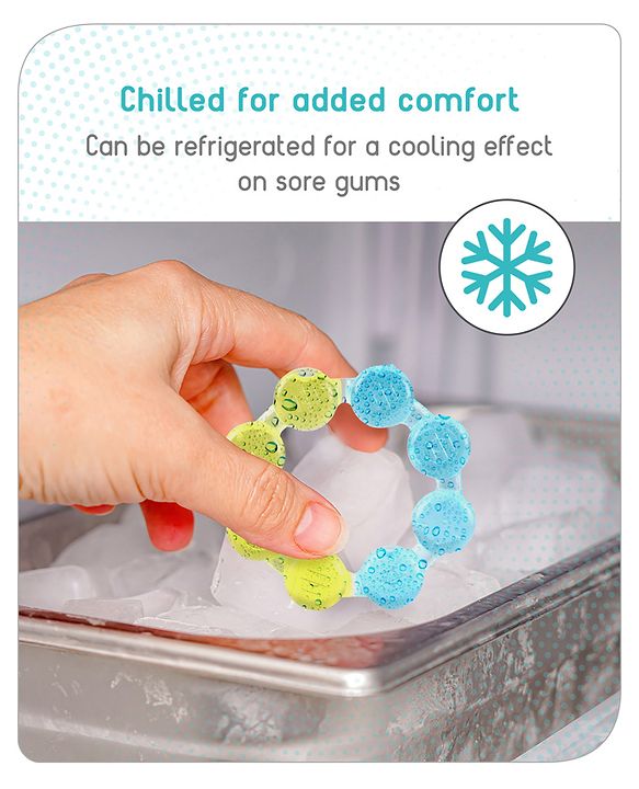 Babyhug Ring Shaped Water Filled Teether (Colour May Vary)