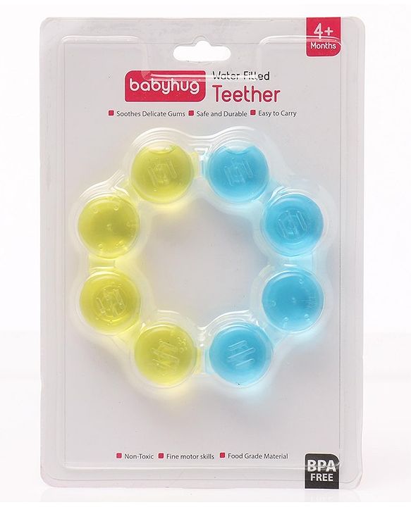 Babyhug Ring Shaped Water Filled Teether (Colour May Vary)