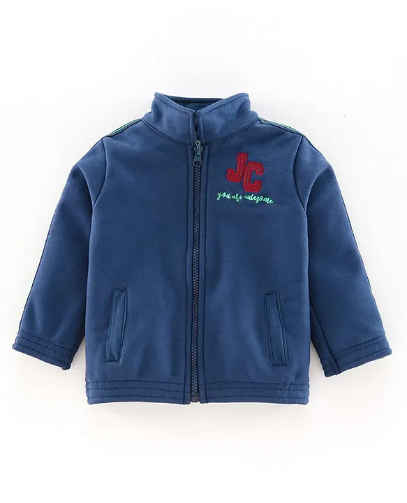 Buy JusCubs Full Sleeves Brand Logo Printed Jacket Navy Blue for Girls  (4-5Years) Online in India, Shop at FirstCry.com - 15294014