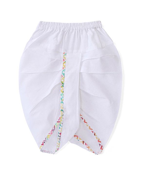 Babyhug 100% Cotton Woven Full Sleeve Printed Kurta & Dhoti Set - Multicolour