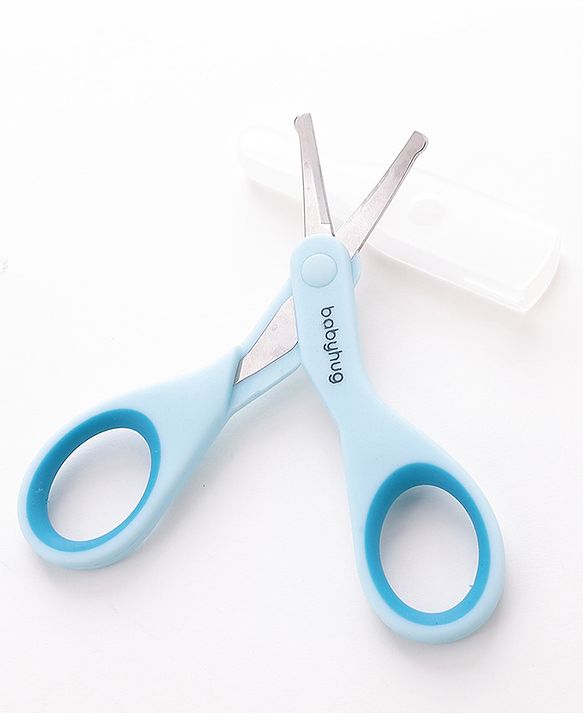 Babyhug Baby Nail Scissors with Safety Cover - Blue