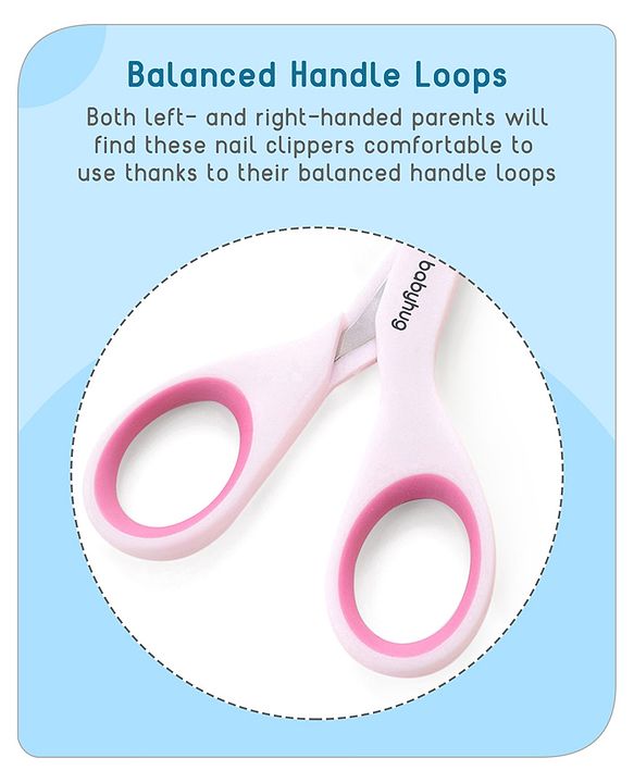 Babyhug Baby Nail Scissors with Safety Cover - Blue