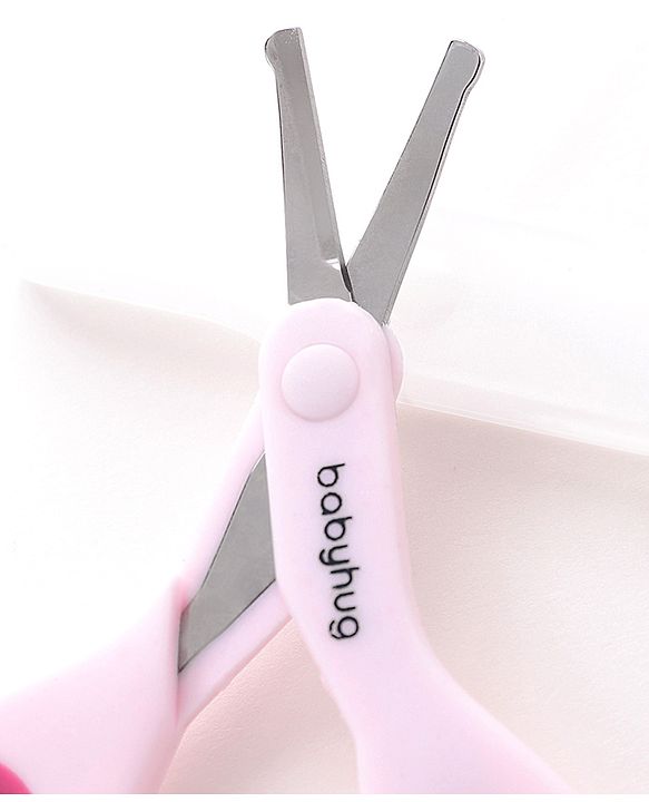 Babyhug Baby Nail Scissors with Safety Cover - Blue