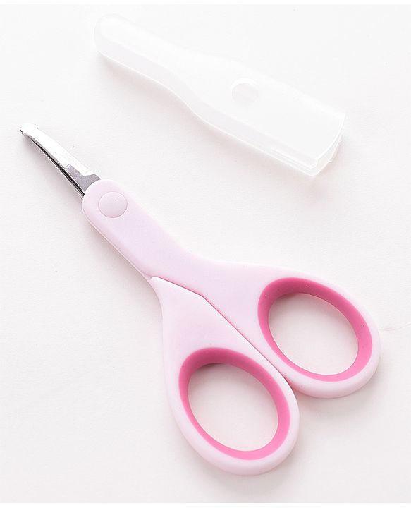 Babyhug Baby Nail Scissors with Safety Cover - Blue