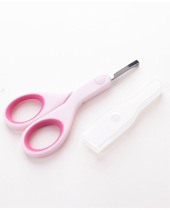 Babyhug Baby Nail Scissors with Safety Cover - Blue