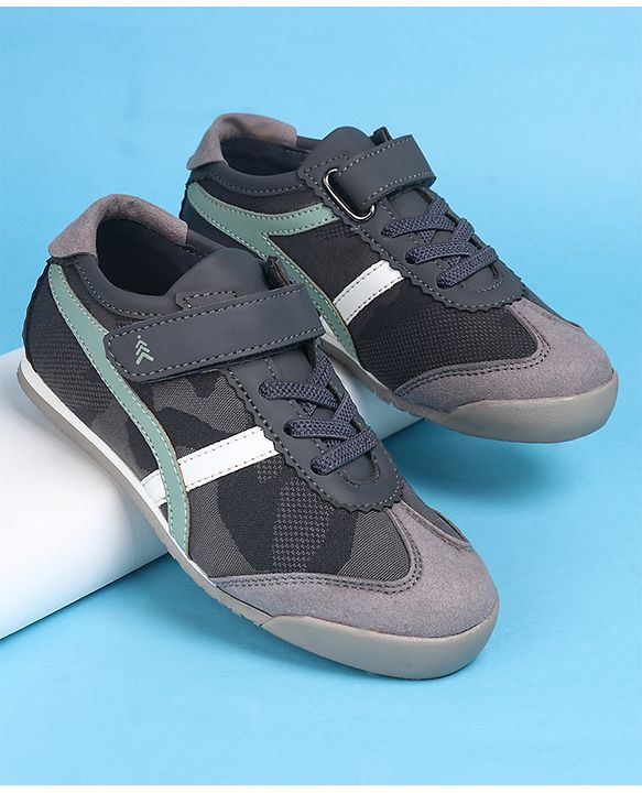 Pine Kids Velcro Closure Casual Shoes - Black