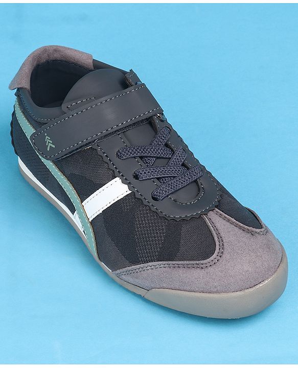 Pine Kids Velcro Closure Casual Shoes - Black