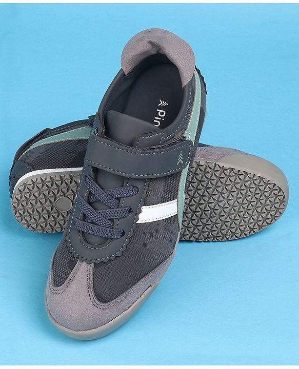 Pine Kids Velcro Closure Casual Shoes - Black