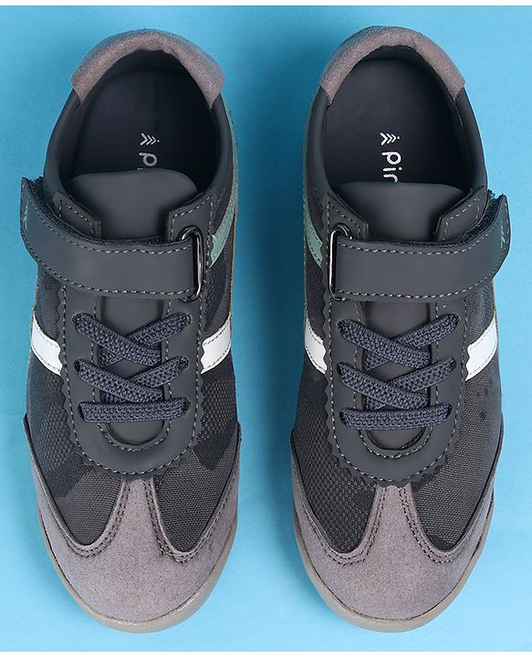Pine Kids Velcro Closure Casual Shoes - Black