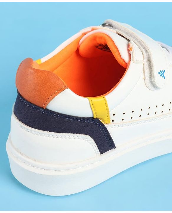 Pine Kids Velcro Closure Casual Shoes  - White