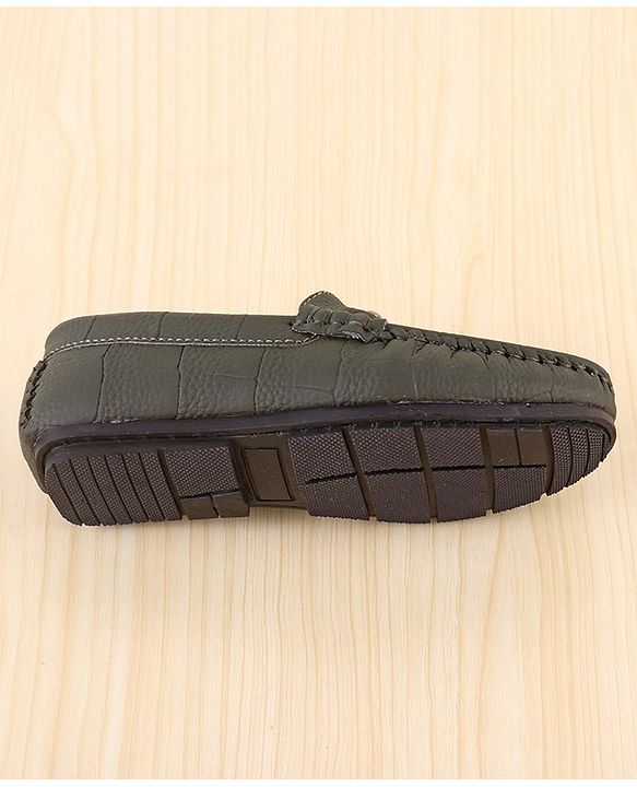 Pine Kids Slip On Loafer Shoes - Olive