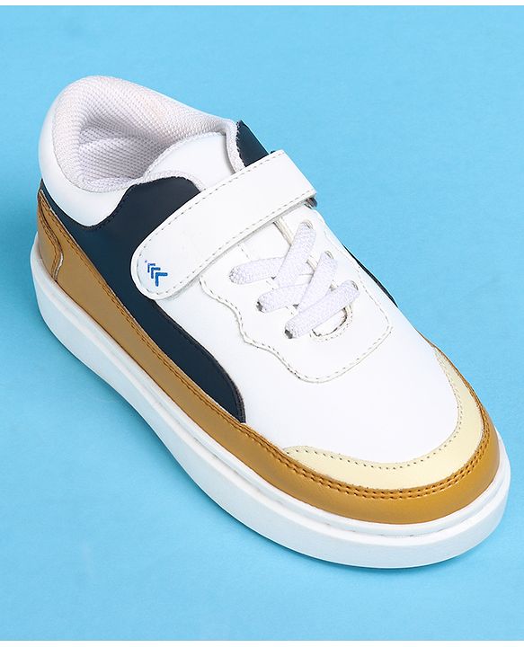 Pine Kids Casual Shoes With Velcro Closure - White