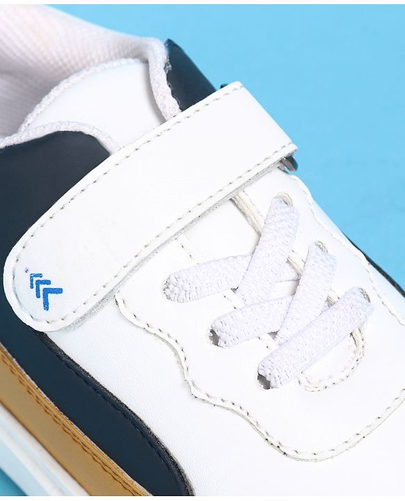Pine Kids Casual Shoes With Velcro Closure - White