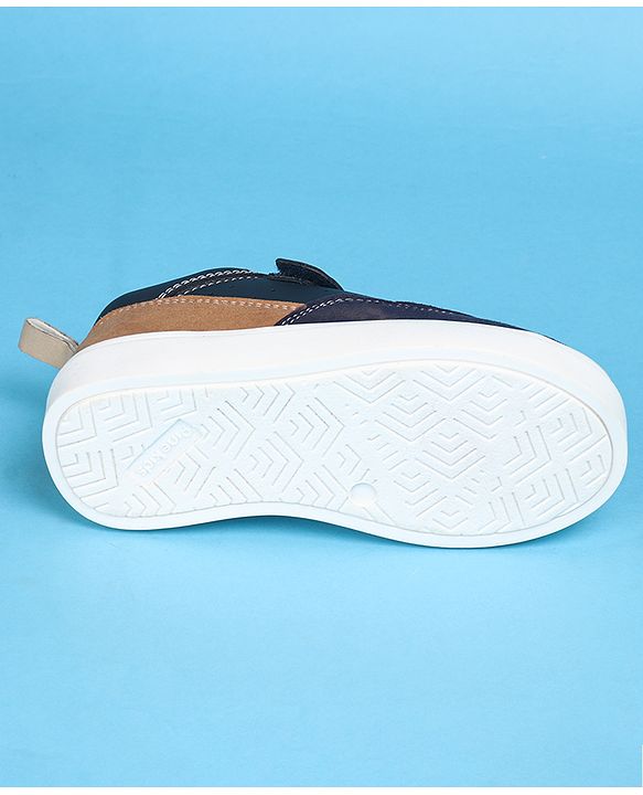 Pine Kids Casual Shoes with Velcro Closure - Navy Blue