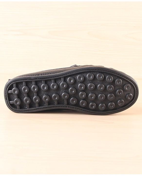 Pine Kids  Slip On Loafer Shoes - Black