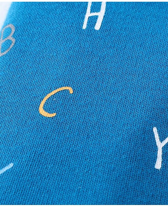 Babyhug 100% Cotton Diaper Legging Alphabet & Star Print Pack of 3 - Red Yellow & Blue
