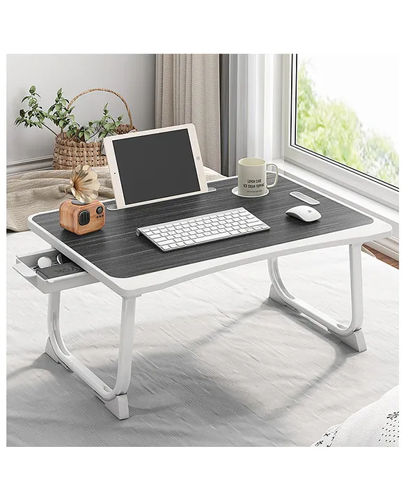 Adjustable Laptop Table Stand Lap Sofa Bed Tray Foldable Notebook Computer  Desk