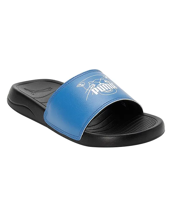 Buy PUMA Popcat 20 Junior V1 Slide Flip Flops Black Victoria