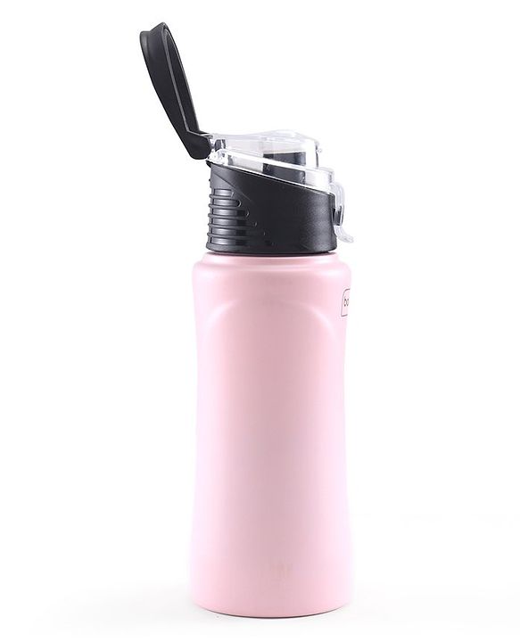 Babyhug Steel Sipper With Flip Cap Pink -  500 ml